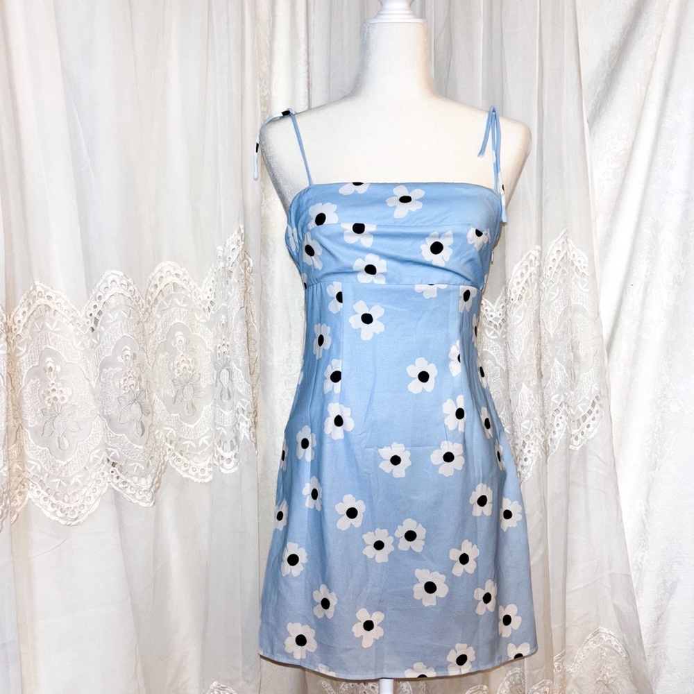 Princess Polly Blue Floral “Dare” Minidress